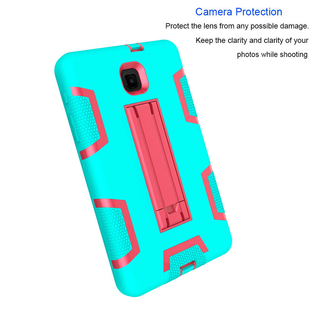 Mignova Case for Galaxy Tab A 8.0 Case 2018,Three Layer Shockproof Armor Defender Full-Body Rugged Protective Case Cover with Stand for Samsung Galaxy Tab A 8.0 2018 SM-T387/T387v