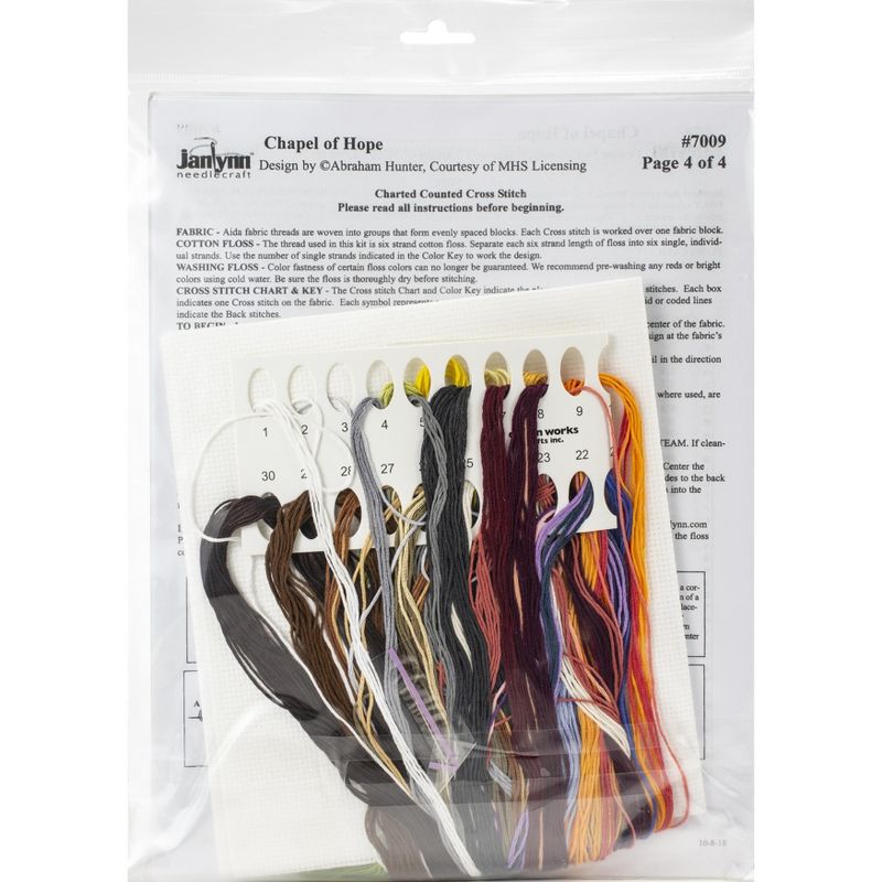 Janlynn Counted Cross Stitch Kit 10.5"X16"-Chapel Of Hope (14 Count)