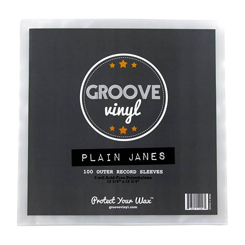 100 Vinyl Record Sleeves | 1275 x 1275 | 3 Mil Clear Album Sleeves | Fits 12 Inch Single Double and Gatefold LPs | Protect Your Record Collection