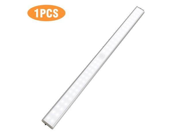 60 LED Motion Sensor Under Cabinet Closet Light USB Rechargeable Kitchen Lamp US