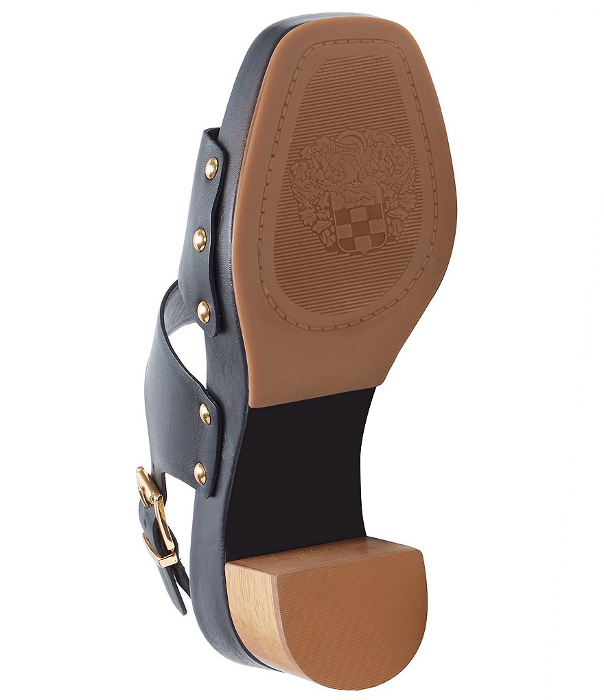 Vince Camuto Mareza 2 Studded Leather Platform Block Heel Sandals