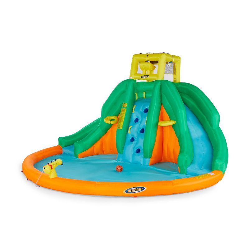 Kahuna 90475 Twin Peaks Kids Inflatable Splash Pool Backyard Water Slide Park