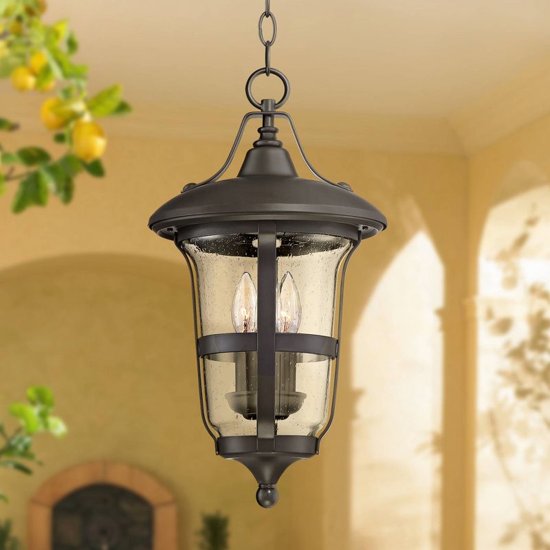 Bel Air Lighting Outdoor Hanging Pendant Black