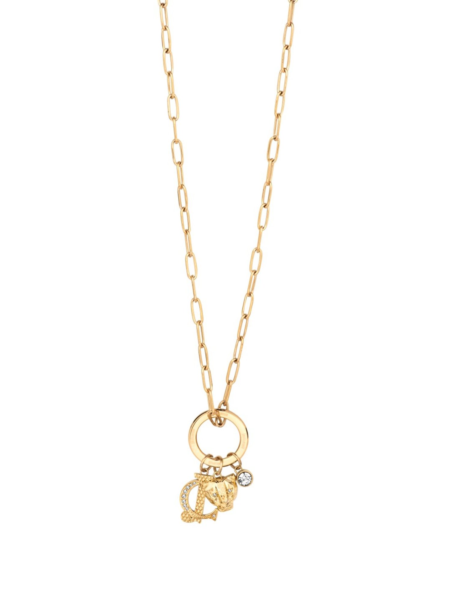 Just Cavalli Golden Just Unione Princess Necklace