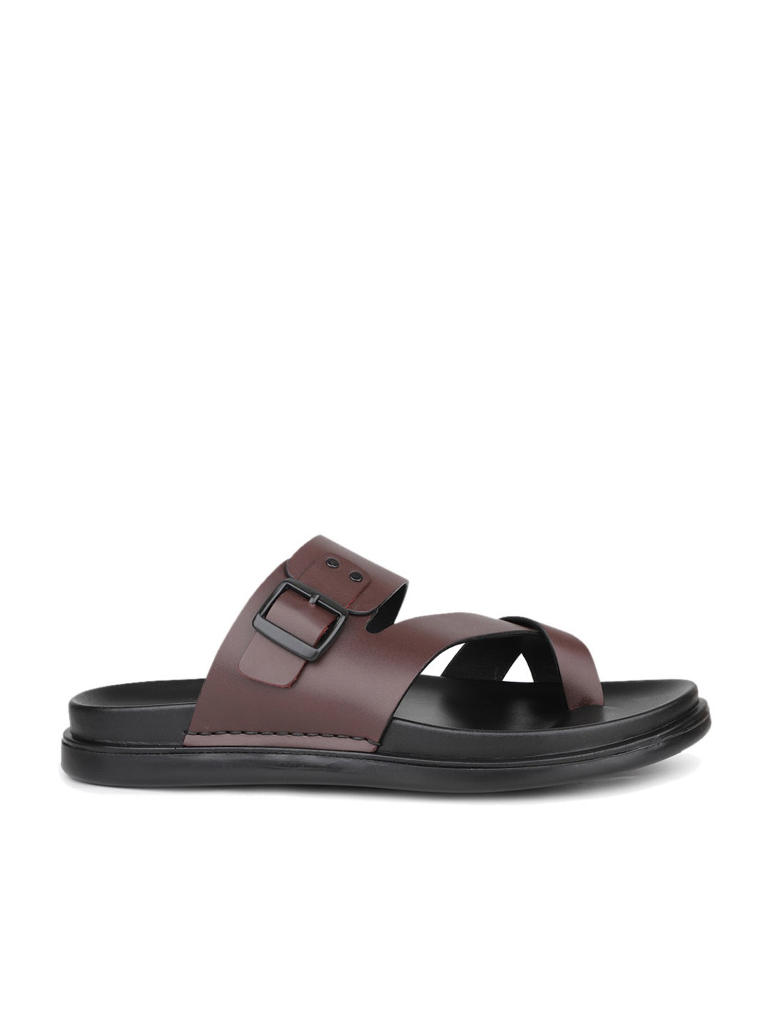 Atesber by Inc.5 Men's Maroon Toe Ring Sandals