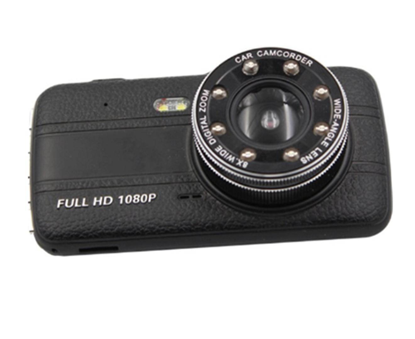 Select Mall 1080P HD Driving Recorder Dual Lens 140&deg; Large Wide Angle HD with Night Vision Fill Light