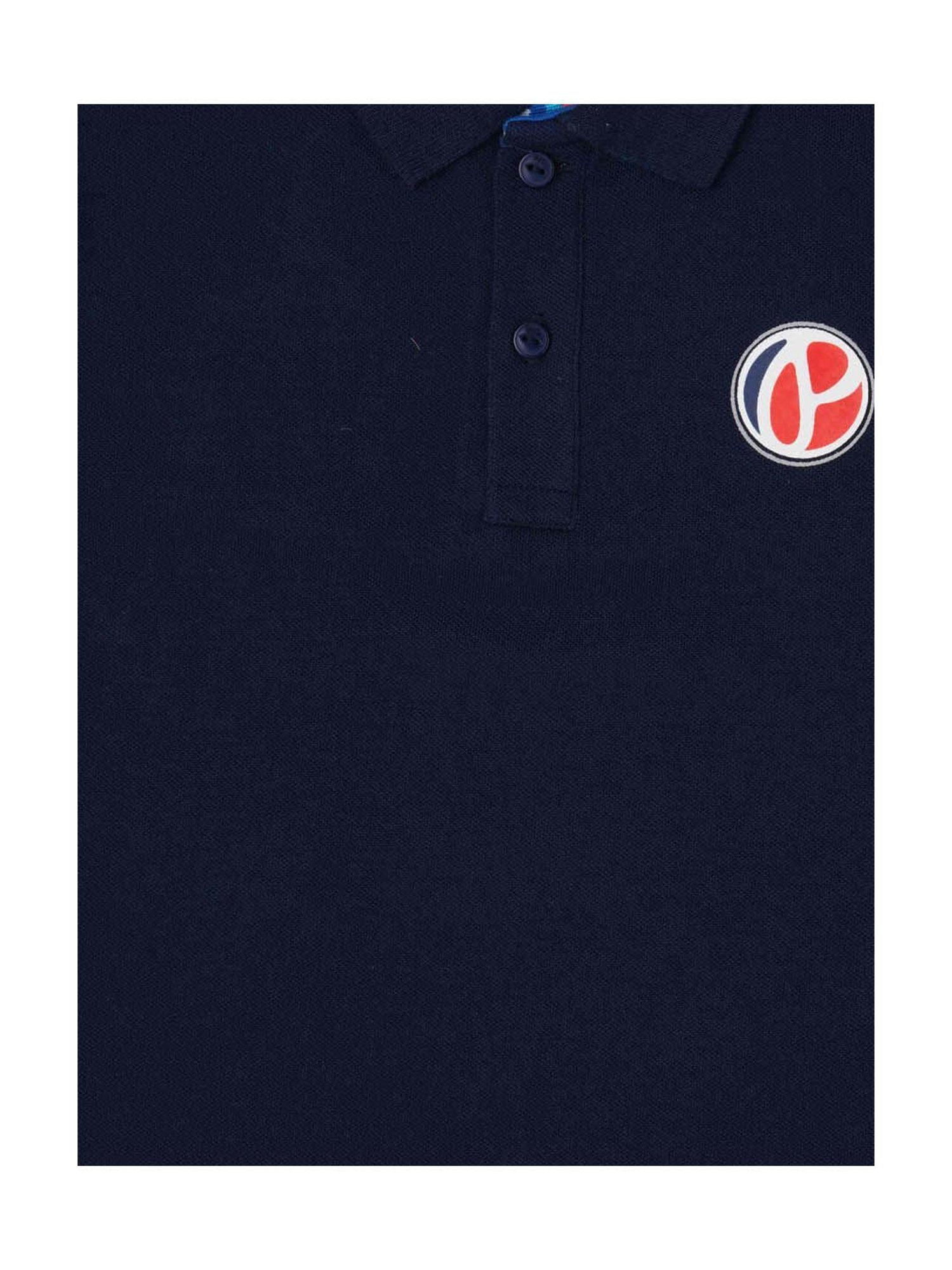 Pepe Jeans Kids Navy Solid Polo T-Shirt