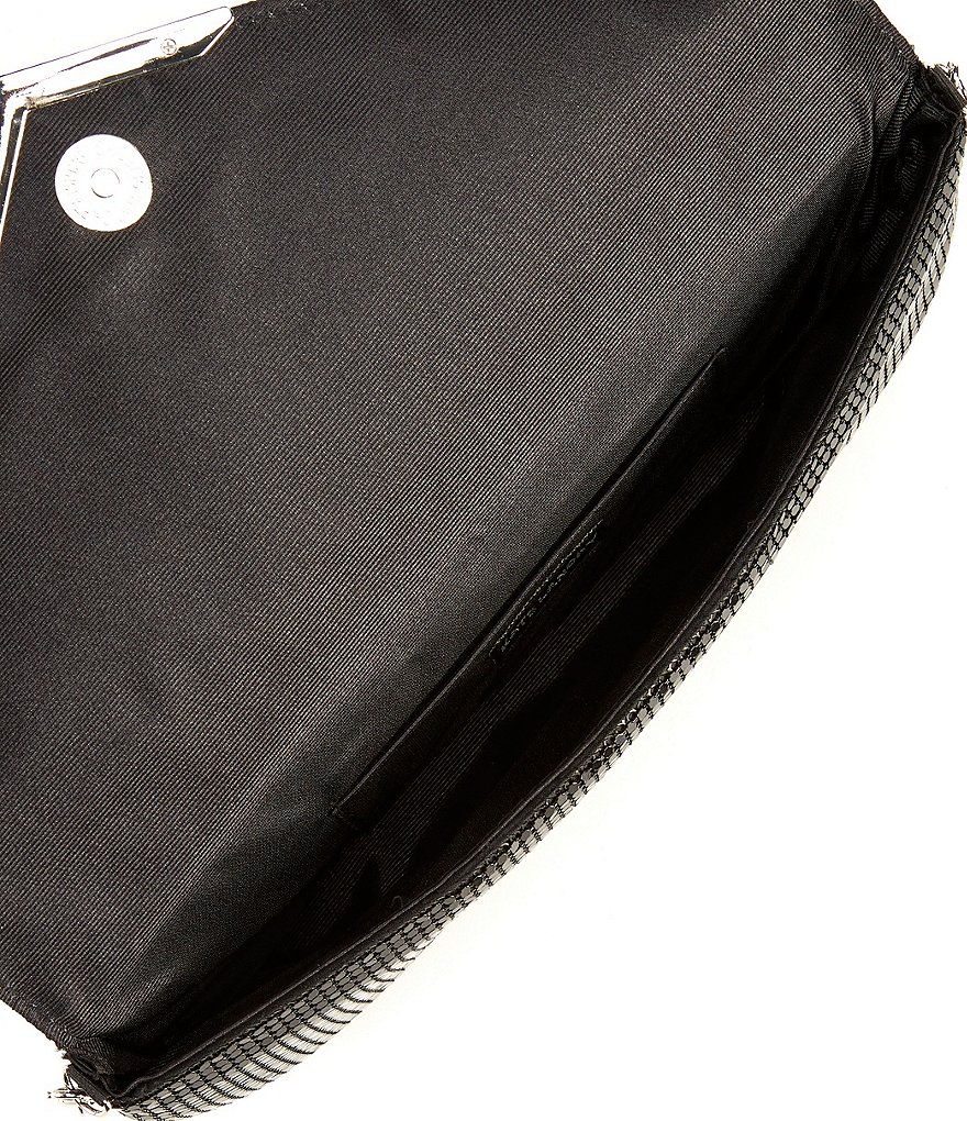 Kate Landry Satin Buckle Clutch Bag