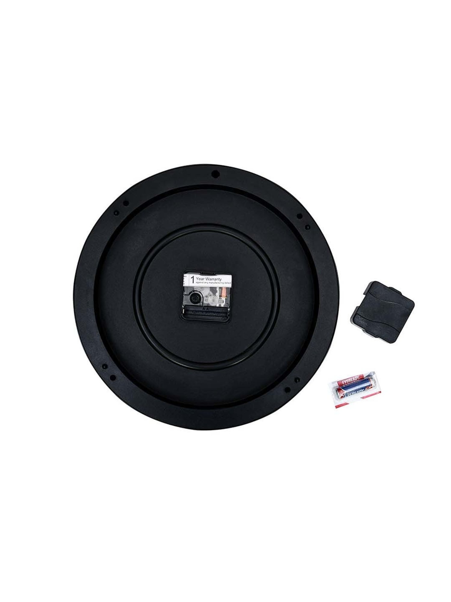 @home Nilkamal Brown & Beige Plastic Maze Analog Wall Clock