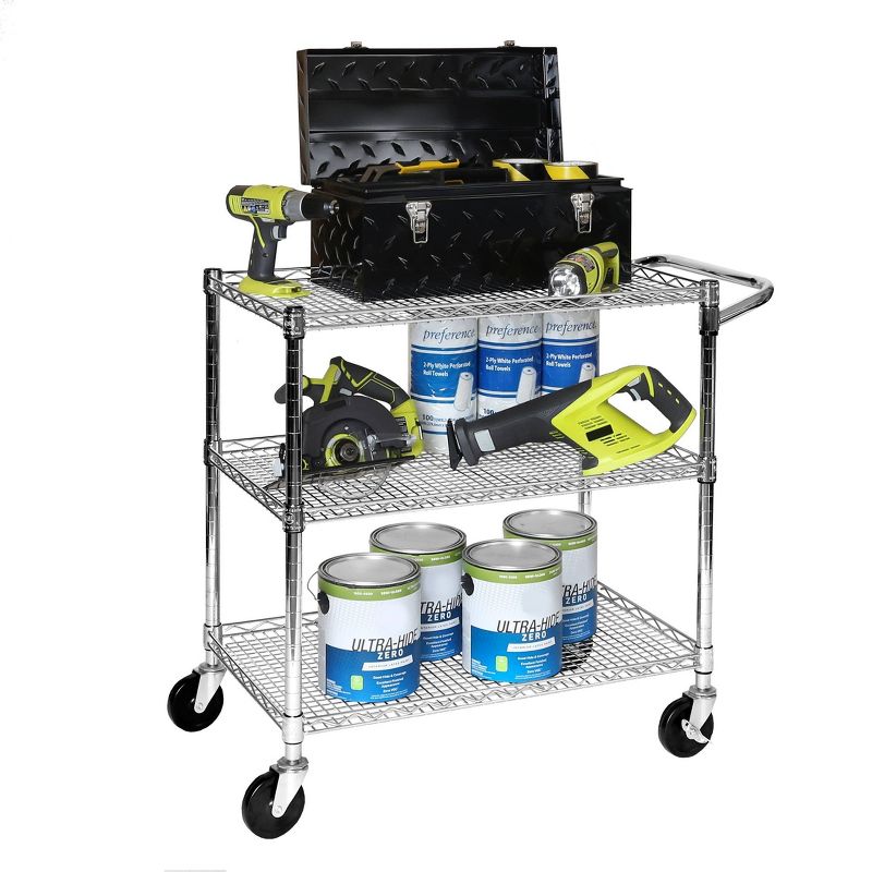 Seville Classics NSF Listed Industrial All-Purpose Utility Cart
