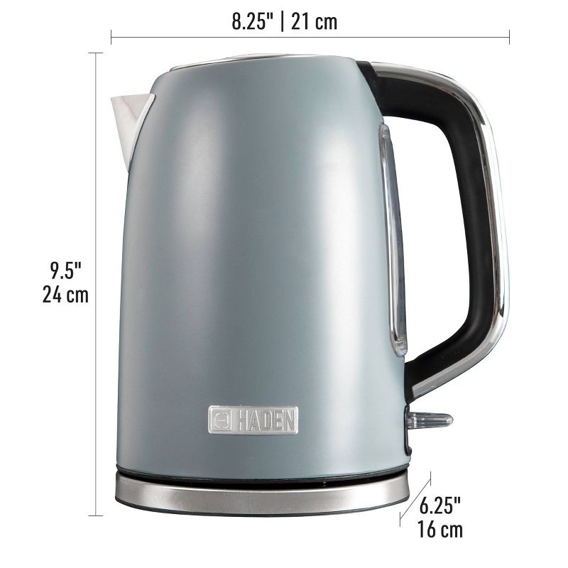 Haden Perth 1.7L Stainless Steel Electric Kettle - Gray