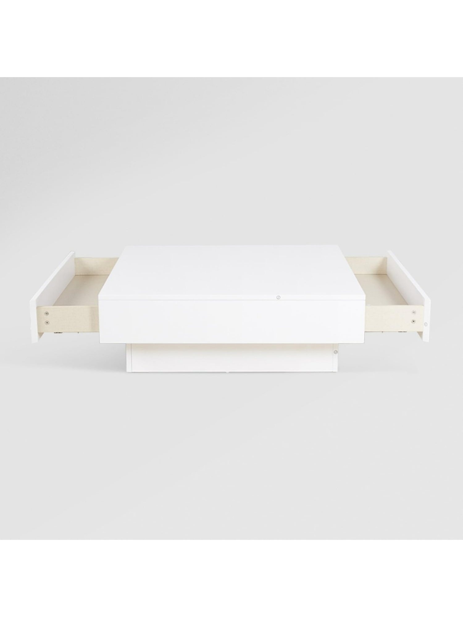 Glass Oval Living Room Metal Coffee Table - Saracina Home