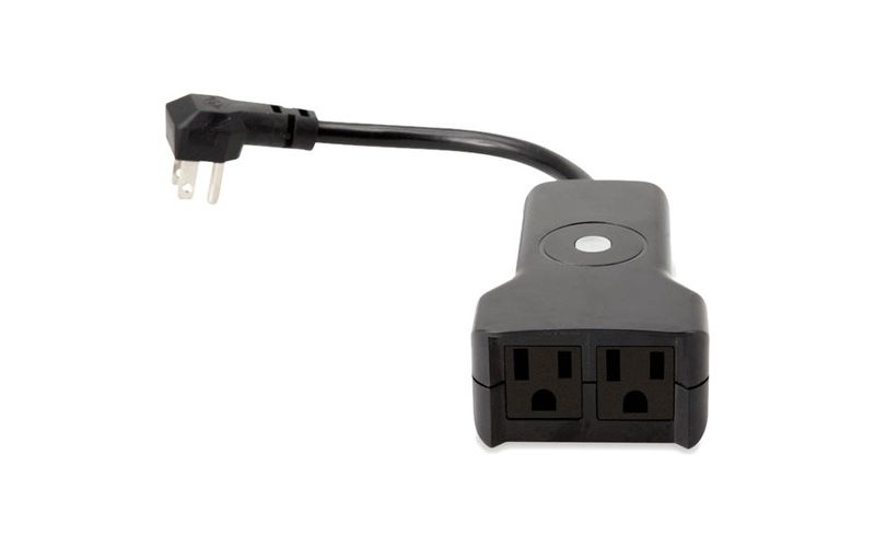 Amped Wireless Outdoor Smart Plug with 2 Sockets - 2 x AC Power Female - 120 V AC / 15 A - Alexa, Google Assistant Supported