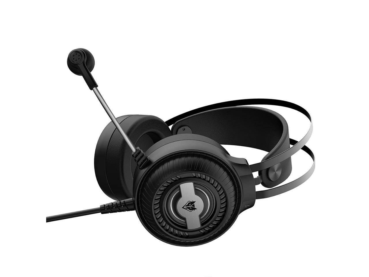 Gaming Headset for PS5 Playstation 5, 3.5MM Headphones Computer PC Mic Stereo Fortnite Gamer Microphone for Skype PS4 Laptop Xbox ONE X / S Nintendo Switch Games