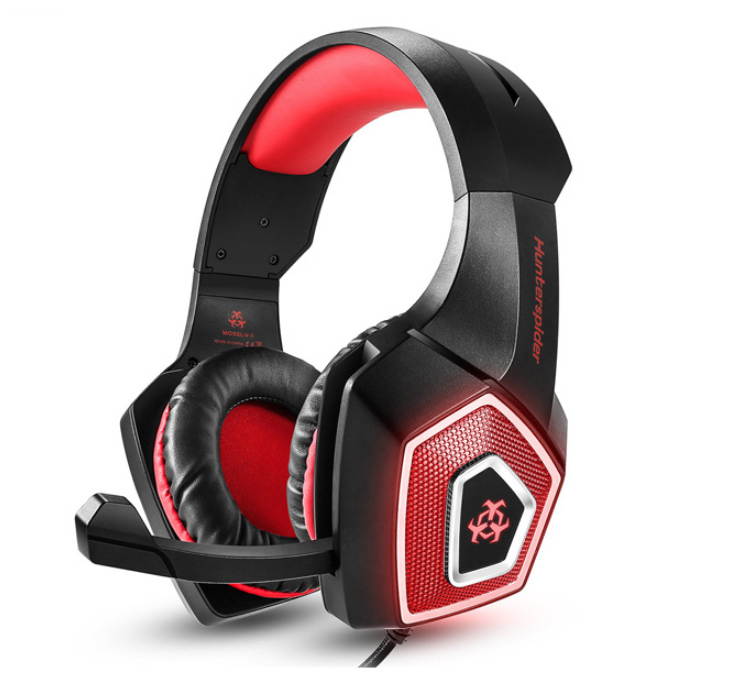 V1 headset cross-border gaming headset luminous headset gaming microphone with wire control