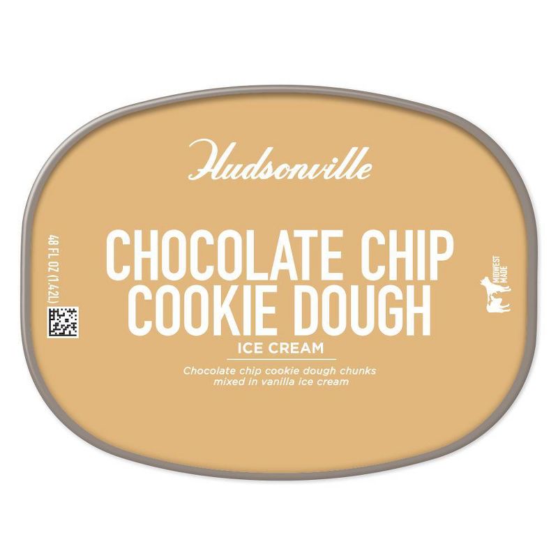 Hudsonville Creamery Chocolate Chip Cookie Dough Ice Cream - 48oz