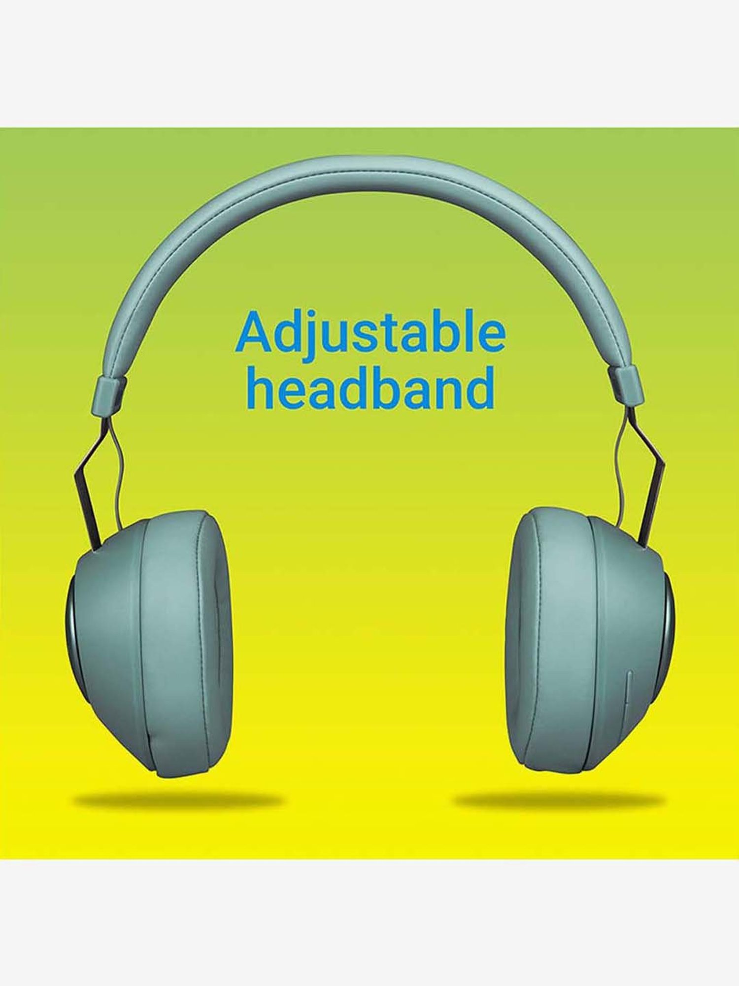 Zebronics Zeb-Duke Wireless Bluetooth Headphone with Microphone (Green)