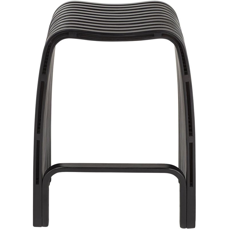 Ladder Barstool Seat Black - Riverstone Furniture Collection