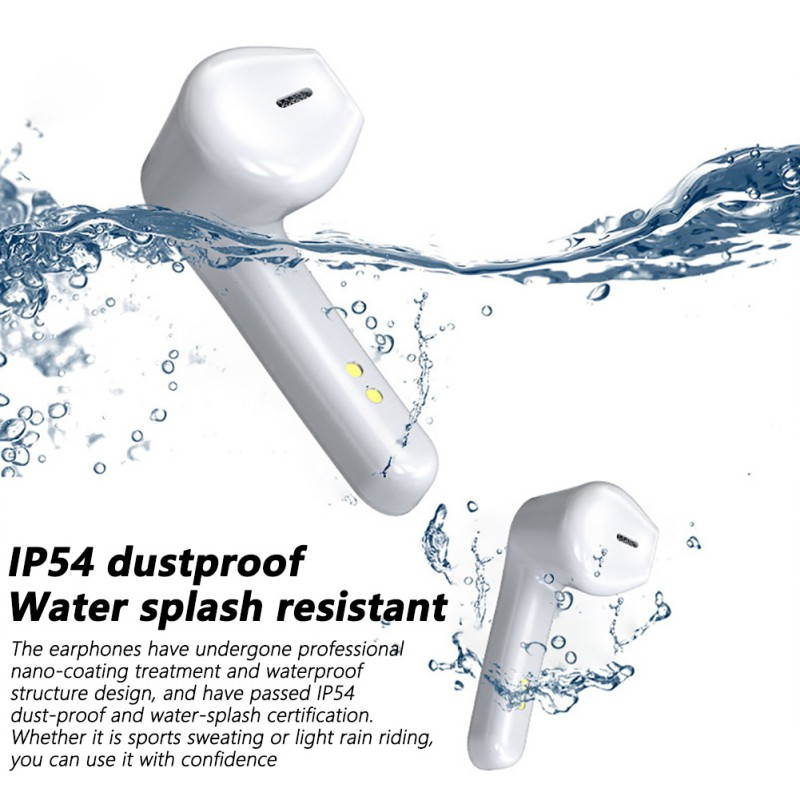 JS36 TWS In-ear Bluetooth Headset HiFi Music Stereo Earbuds Sports Gaming Noise Cancel Headphone With Microphone For All Phones