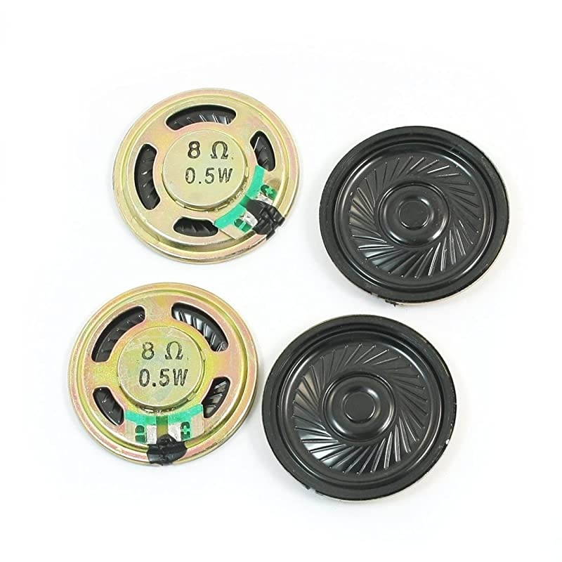4 Pcs 36mm 05W 8 Ohm Internal Magnet Speaker Loudspeaker for DVDEVD