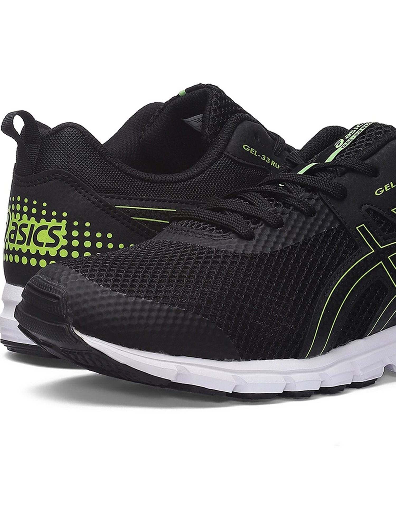 Asics Men's GEL-33 RUN Black Running Shoes