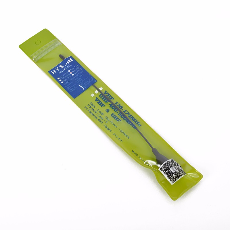 HYS NA-666 BNC VHF/UHF 144/430MHz Dual Band antenna Connector For Two Way Radio IC-V85 IC-V82 IC-V80