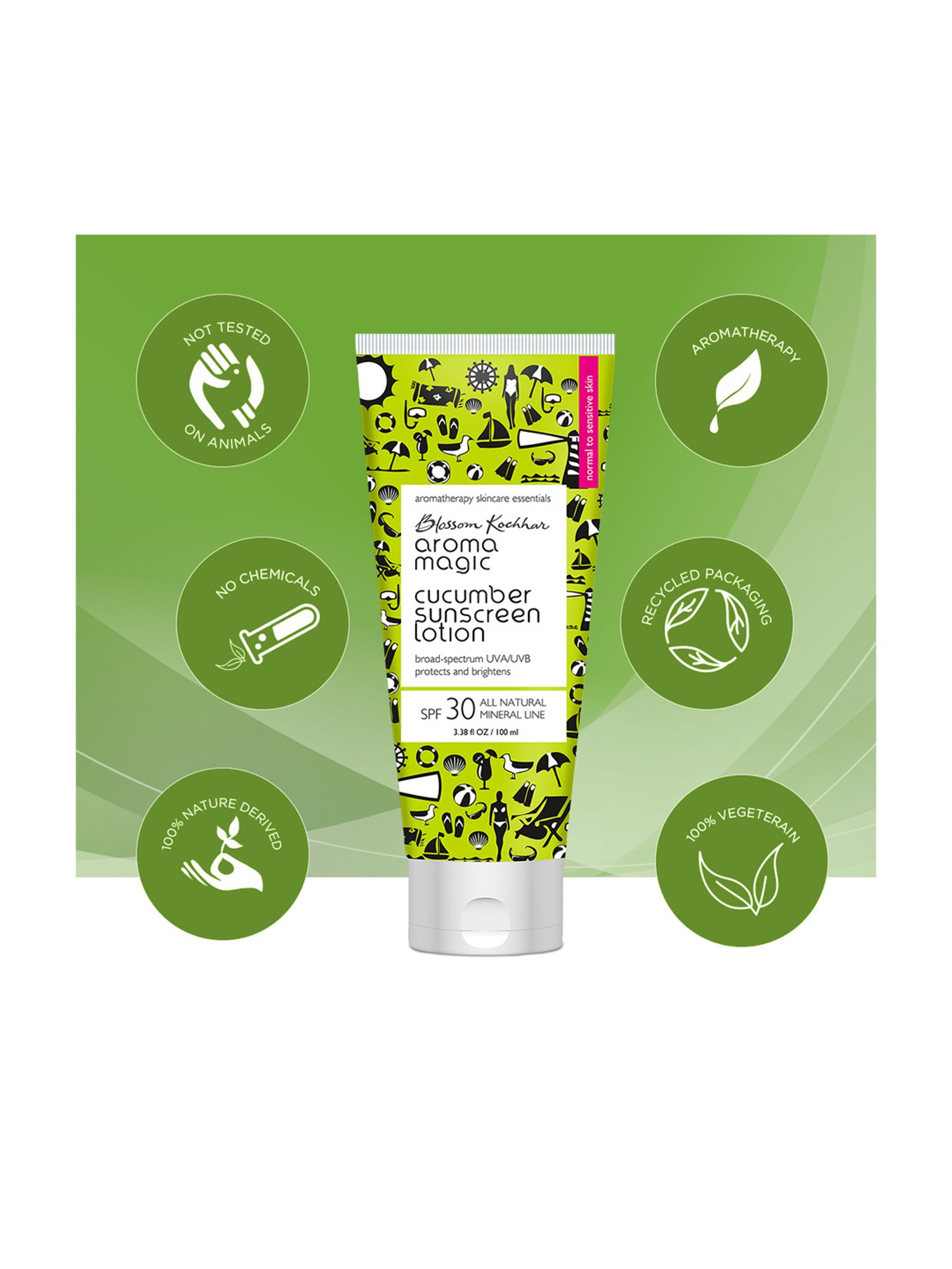 Aroma Magic Cucumber Sunscreen Lotion - 100 ml