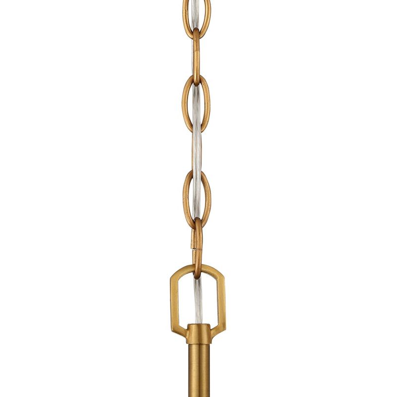 Vienna Full Spectrum Burnished Brass Crystal Chandelier 23 1/2" Wide Modern Tiered 8-Light Fixture Dining Room House Foyer Kitchen