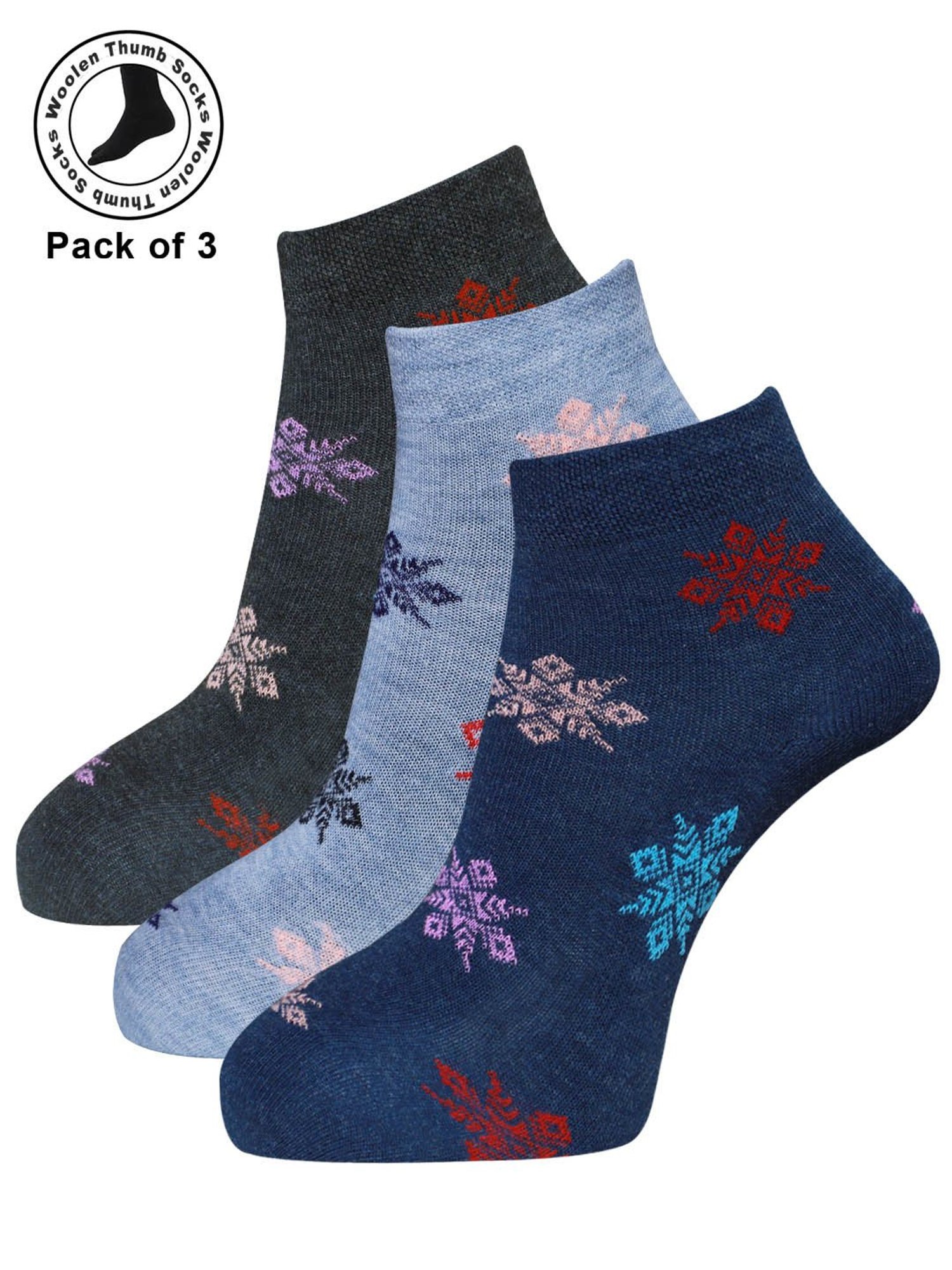 Dollar Assorted Socks - Pack of 3