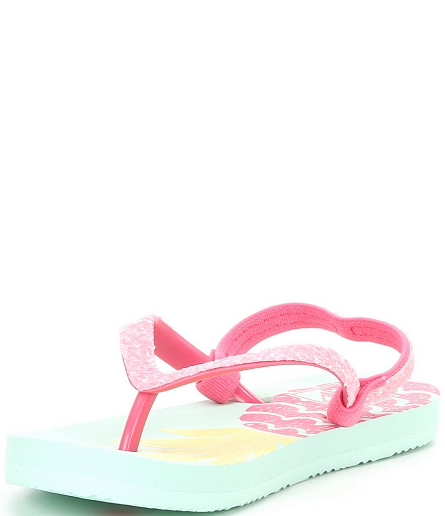 Reef Girls' Little Stargazer Pineapple Flip Flops (Toddler)