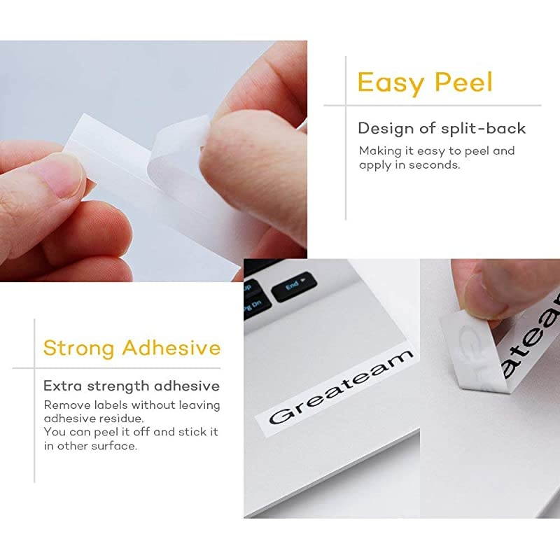 for Brother Tze431 0.47 Inch 26.2feet (12mm/8m) P Toch Laminated Black on Red Standard Replace Waterproof Label Tape Maker PT-H110/PT-D200/PT-D210/PT-D400/PT-D600/PT-1280/PT-1290(4PK)