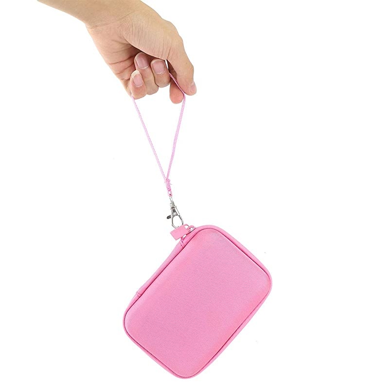 Hard Travel Case for Fujifilm Instax Mini Link Smartphone Printer (Pink Case)