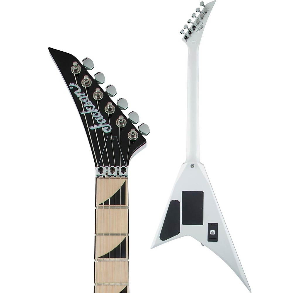 Jackson X Series Rhoads RRX24M Electric Guitar Snow White with Black Pinstripes
