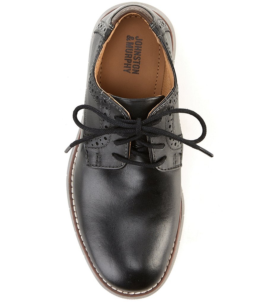 Johnston & Murphy Boys' Holden Plain Toe Oxfords (Youth)