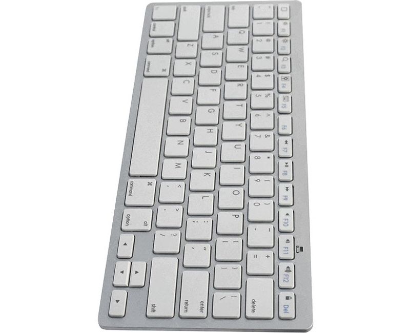 Premiertek Wireless Bluetooth V3.0 Slim Keyboard for PC/MAC/iOS/Android - Wireless Connectivity - Bluetooth - 32.81 ft - 2.40 GHz