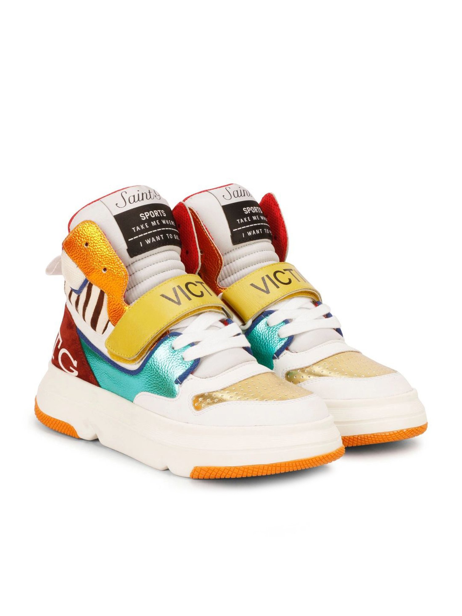 Saint G Women's Avery Multi Ankle High Sneakers