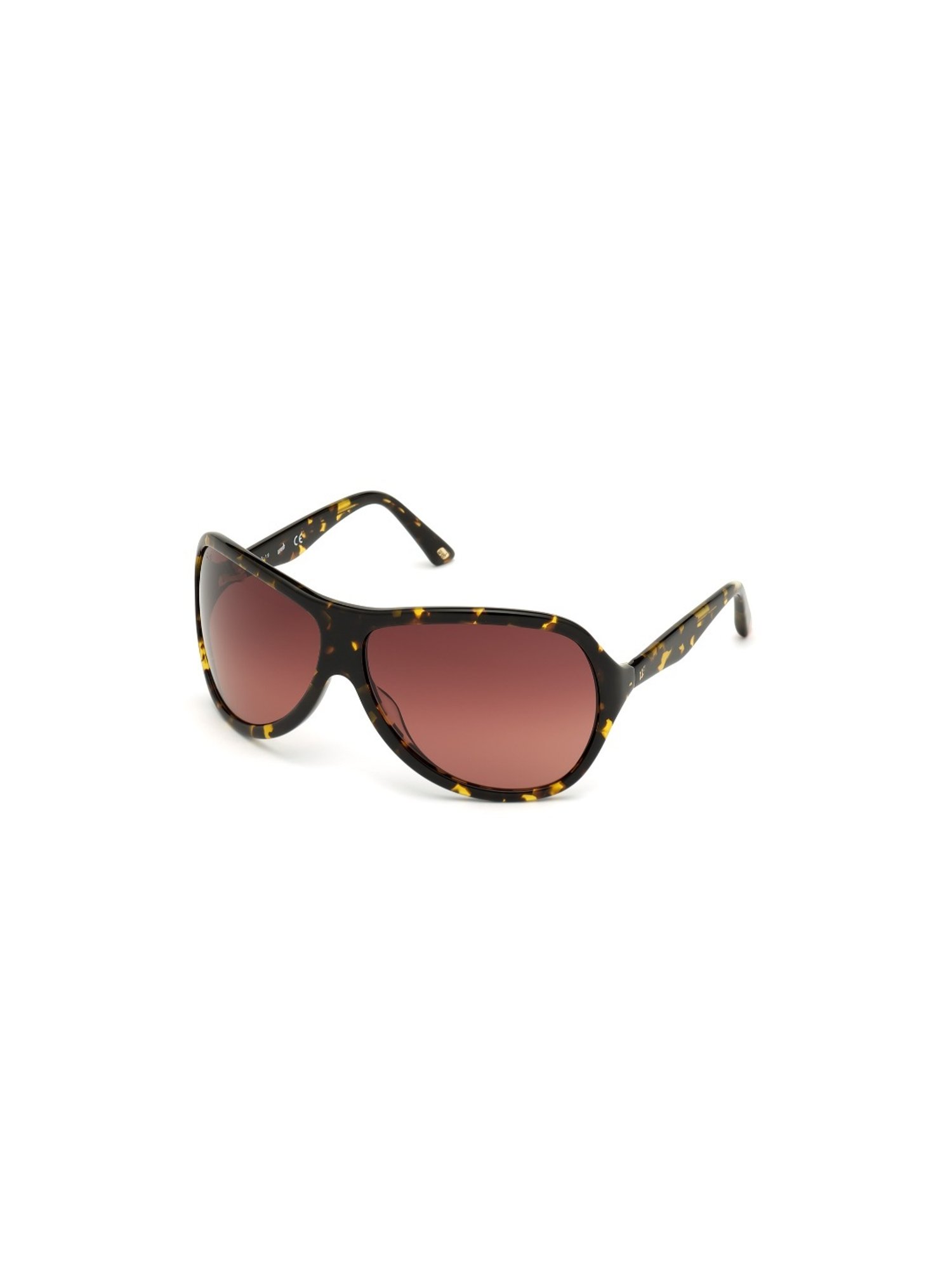 WEB EYEWEAR Brown Oversize Irregular Sunglasses for Women
