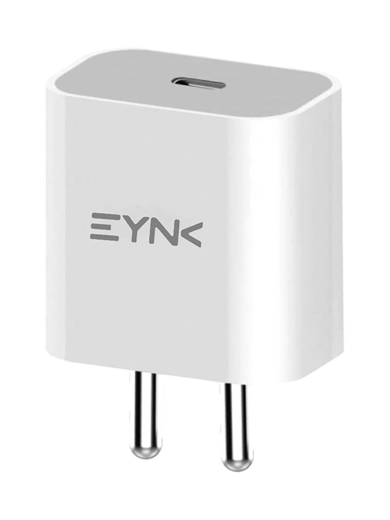 EYNK 20W USB-C Wall Charger PD Fast charging Adapter (White)