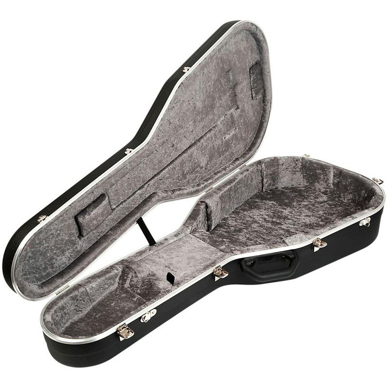 Hiscox Cases Acoustic Guitar Case/Dreadnght Black Shell/Silver Int-Pro II