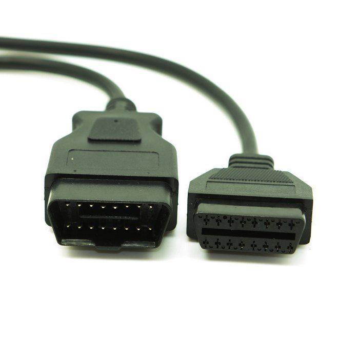 OBD OBD2 16 Pin Male to Female Diagnostic Extension Cable for Car Auto 5ft