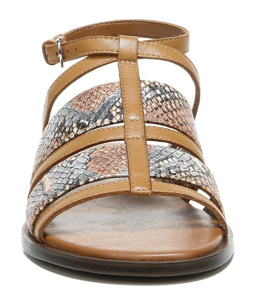 Naturalizer Fianna Snake Print Leather Sandals