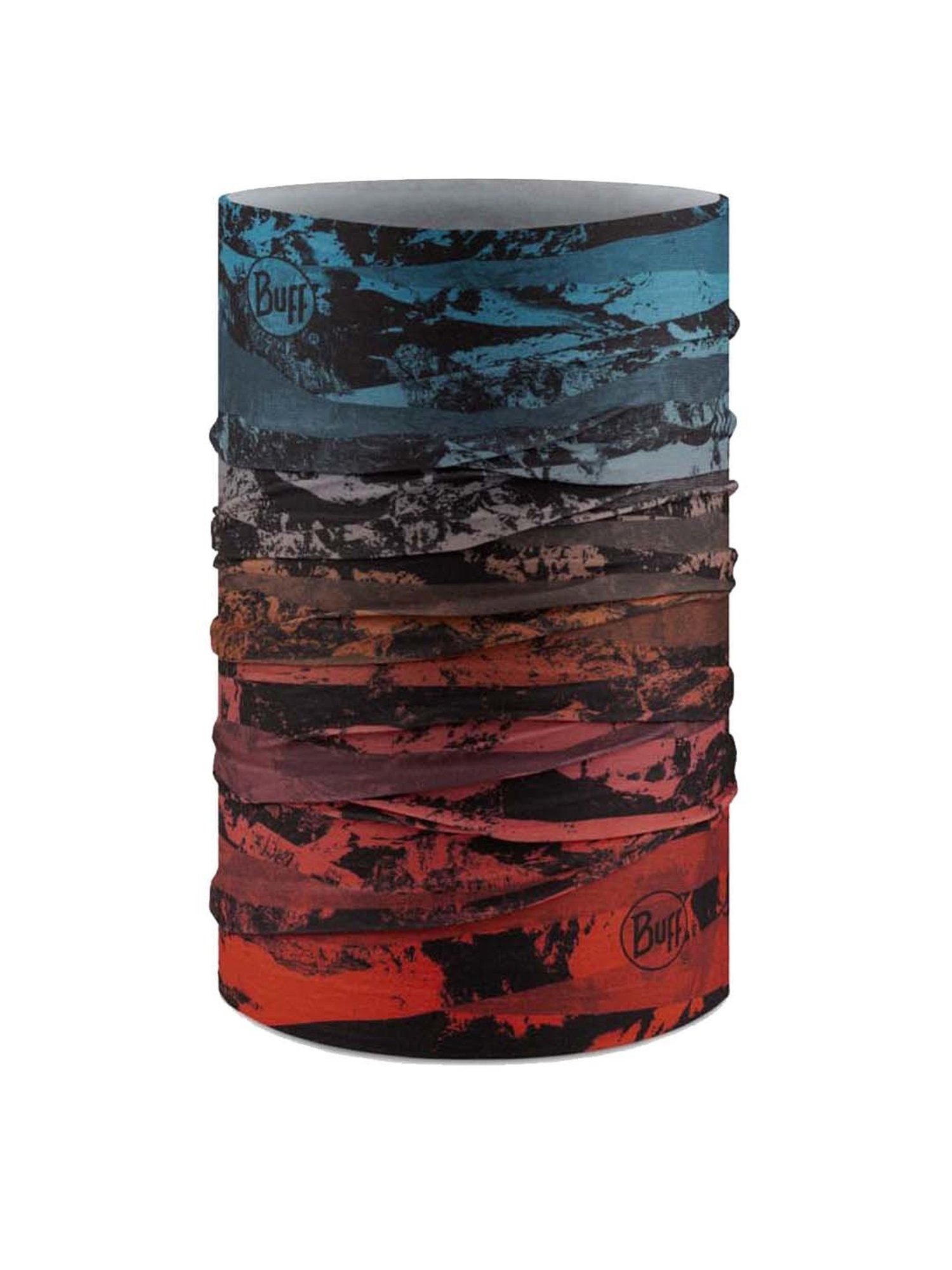 BUFF Original Ecostretch Derlay Blue Printed Bandanas