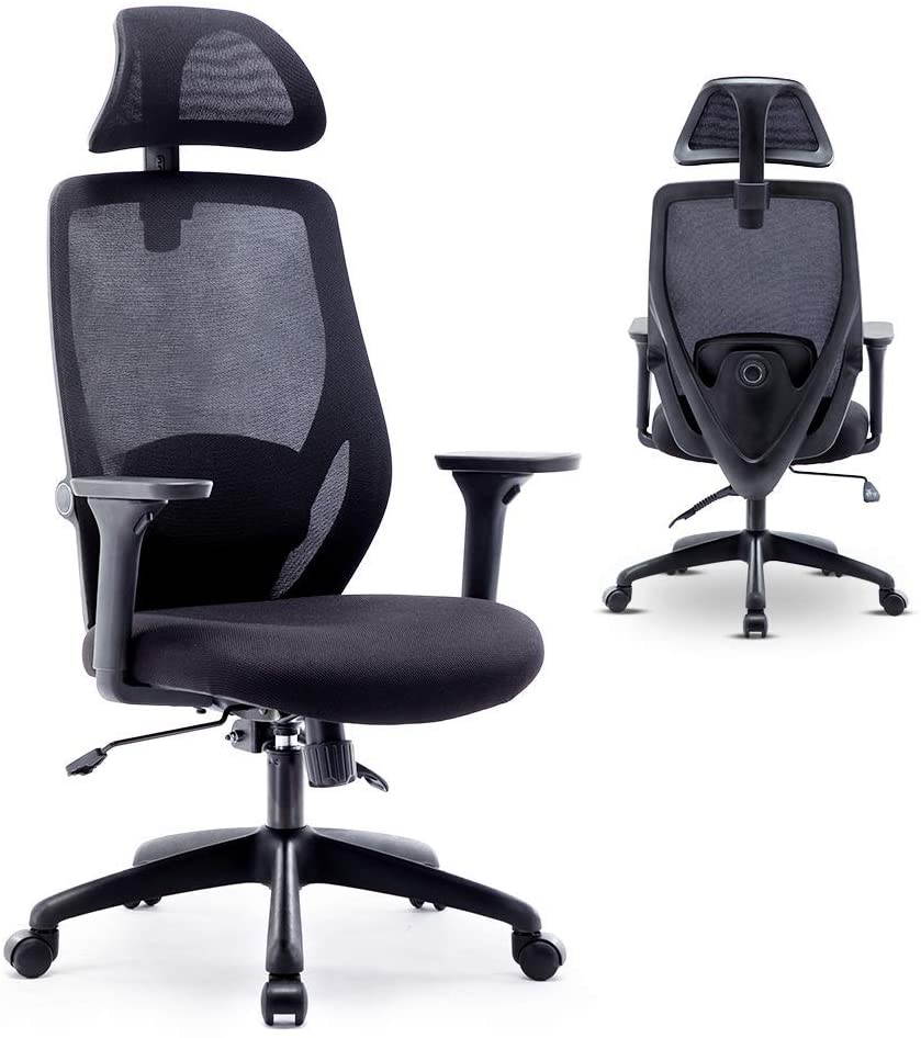 Global Leather Task Chair, Black (8993BK450/550) 