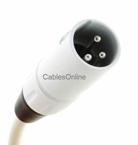 6ft Kirlin LightGear XLR Male Plug to 2-XLR Female Jacks Y-Splitter, White