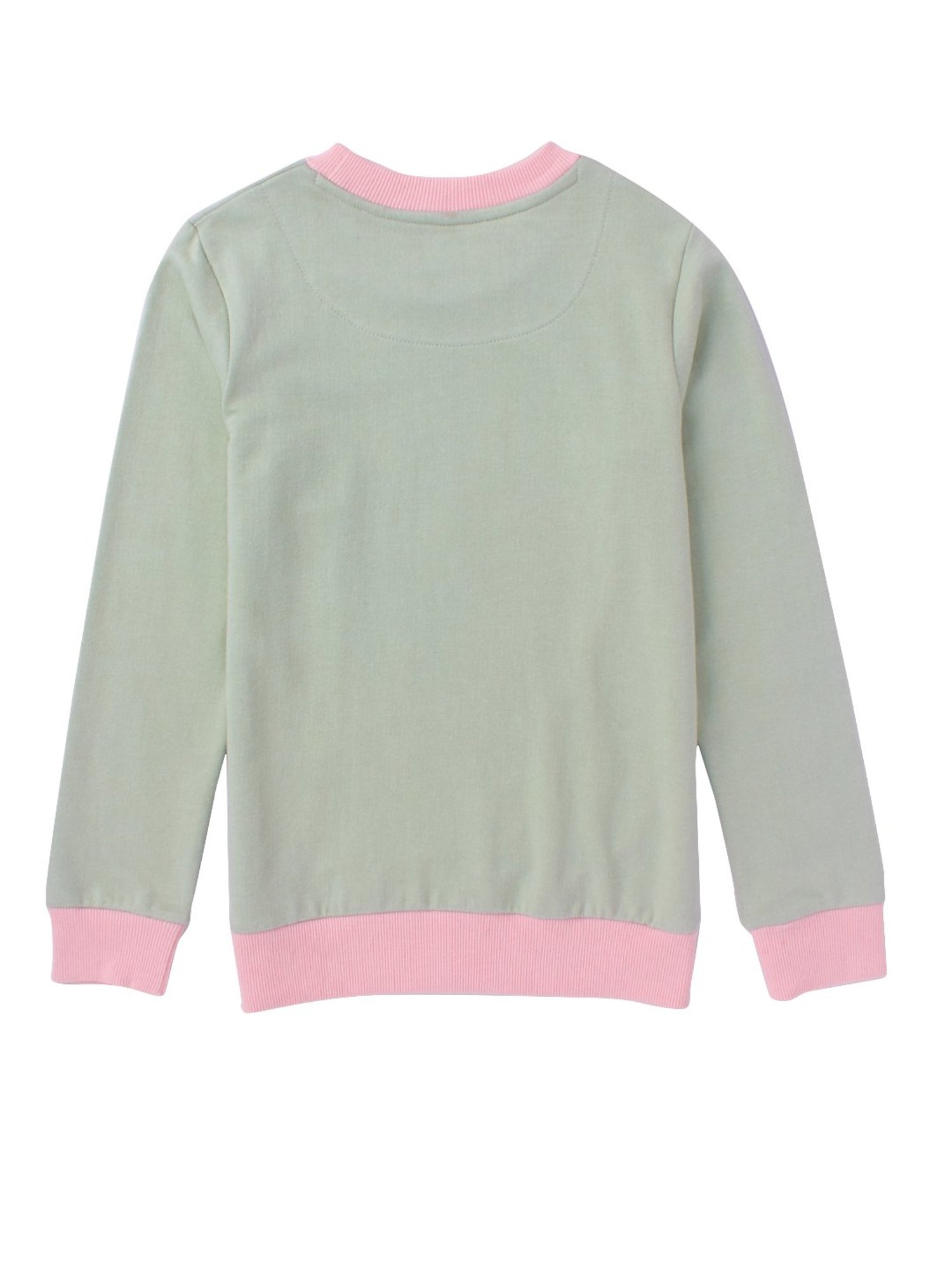 Cub McPaws Kids Green Printed Sweatshirt