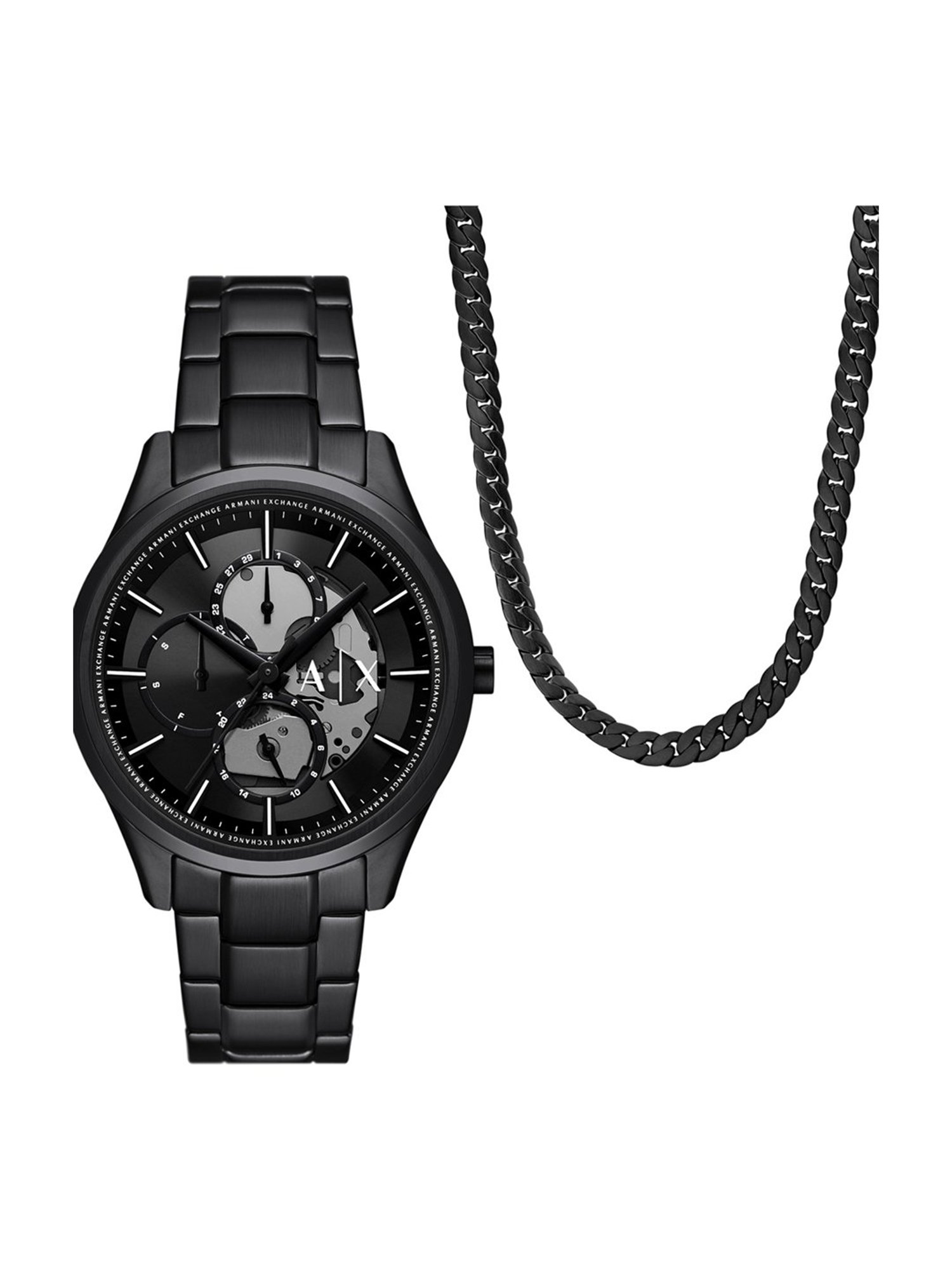 Armani Exchange AX7160SET Analog Watch for Men with chain