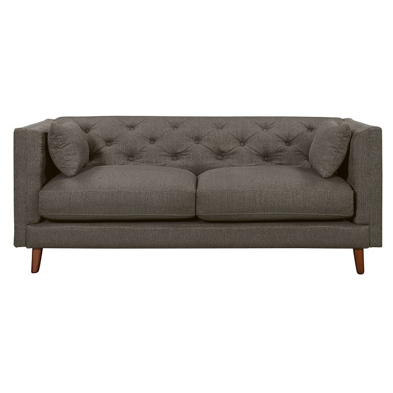 Celeste Tufted Sofa French Gray - ELLE DECOR