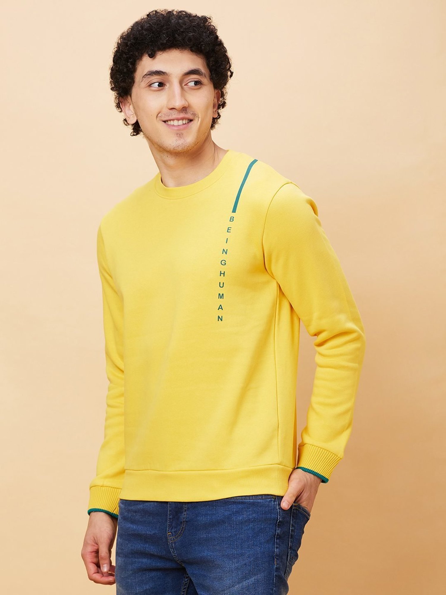 Spykar Red Slim Fit Sweatshirt