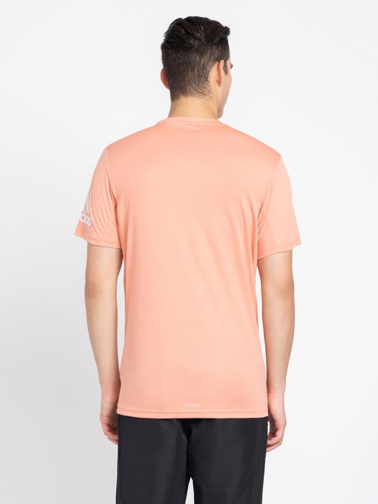 Adidas Peach Regular Fit Sports T-Shirt