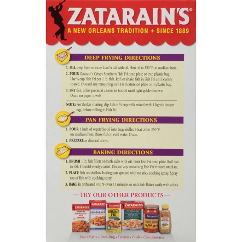 Zatarain's Seasoned FishFri Crispy Southern Style Mix - 24oz